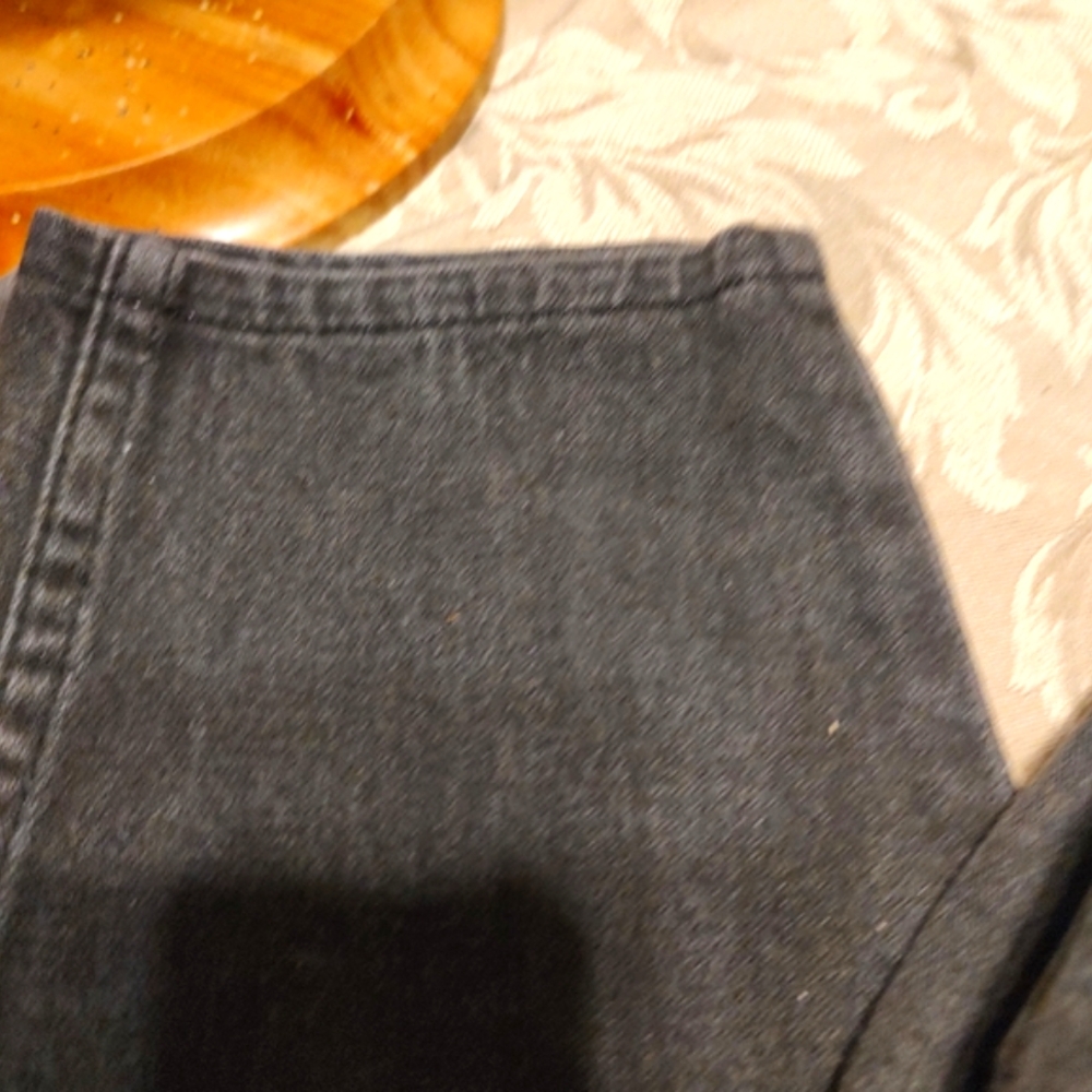 🐈⬛🩶🐈⬛ Amazing Vintage 80's Authentic Gitano 2-Toned Black & Grey Jeans - 10 - Picture 13 of 16